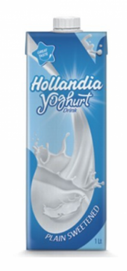 Hollandia Yoghurt Drink Plain Sweetened – 1L