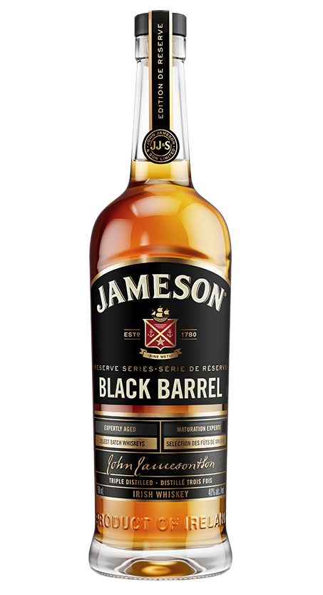 Jameson Black Barrel Irish Whiskey 70cl | Premium Triple Distilled Reserve