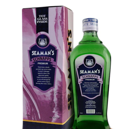 Seaman’s Schnapps Premium – 75cl (With Tot Glass)