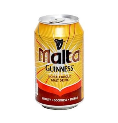 Canned Malta Guinness Non-Alcoholic Malt Drink – 330ml