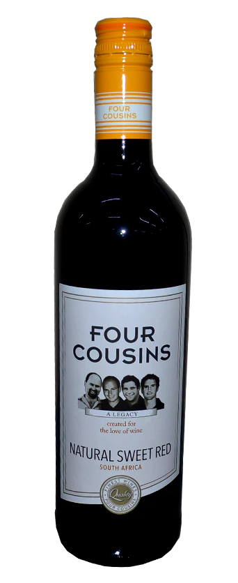 Four Cousins Natural Sweet Red Wine – 75cl
