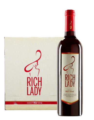 Rich Lady Sweet Red Wine-75cl