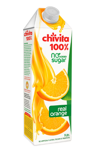 Chivita 100% Real Orange Juice (No Added Sugar) – 1L